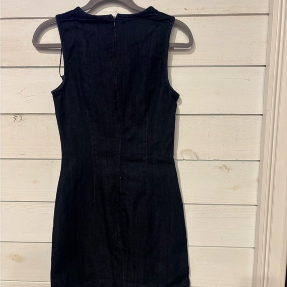 Venus Dark Blue Denim Dress with Cut out Details. Size 2 - Picture 8 of 12